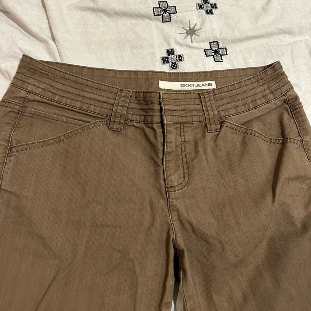 DKNY Jeans brown low waist Y2K pants